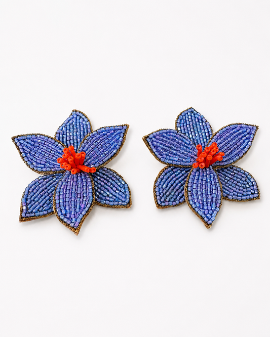 Lilas  — boucles d’oreilles