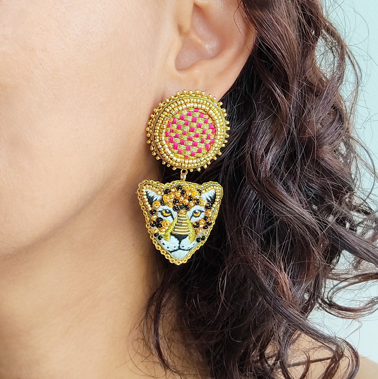 Jaguar VIII — boucles d’oreilles